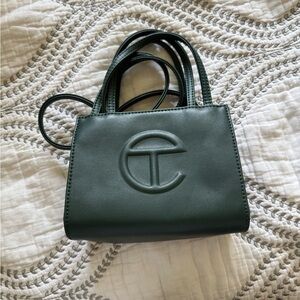 Telfar Dark Green mini bag